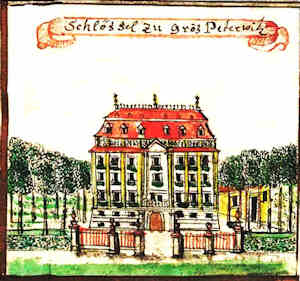 Schlössel zu Gross Peterwitz - Pałacyk, widok ogólny